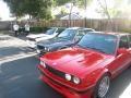 bmw 325i E30'S Hanging out RED,WHITE,And GRAY