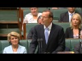 STATEMENT TO THE HOUSE OF REPS - CORPORAL CAMERON BAIRD MG