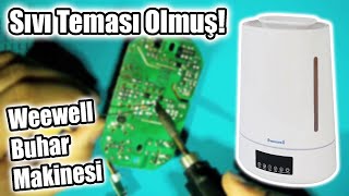 Sıvı Teması Nedeniyle Arızalanmış. Weewell Buhar Makinesi