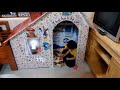 Làm nhà bằng thùng giấy (cardboard house)