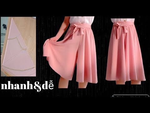 Cách cắt may quần váy , dễ nhất cho người mới. How to cut and sew pants and skirt super easy