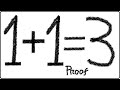 1 + 1 = 3 Proof | Breaking the rules of mathematics