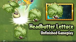 Plants Vs. Zombies 2 Unfinished Header Lettuce Gameplay