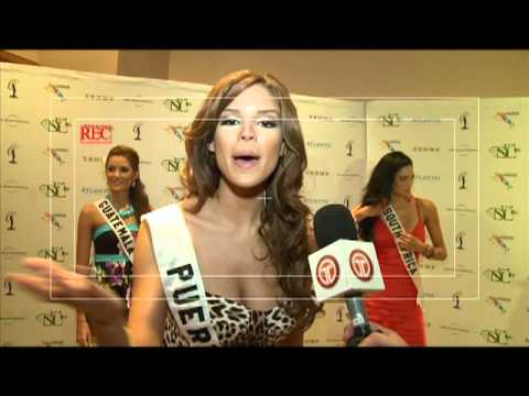 Miss Universe 2009 Bahamas - Alex Medela entrevista a Miss Panamá Diana Broce