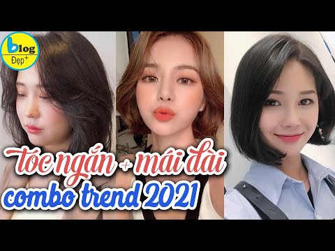 Top 10 kiểu tóc ngắn mái dài siêu xinh cho các bạn nữ
