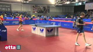 Paul Drinkhall & Liam Pitchford V Wang Hao & Ma Lin China English Open Ittf Tour Table Tennis