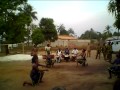 Soleil d'Afrique performing in Wonuwali's dance and drum workshop in Guinea