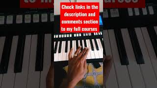 B Flat Major Scale Left Hand Scale Exercise