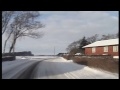 Winter Driving In Skorping Denmark Winter .Mp4