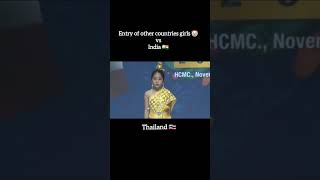 Entry Of Other Countries Baby Girls Fashion Show Vs India