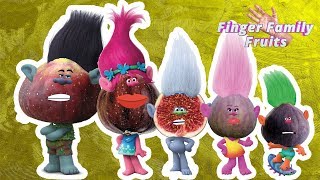 Wrong Heads Trolls Finger Family Song Learning Fruit Names Fig
