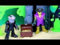 Imaginext Whale & Pirate Attack Spider-man Batman on Spider Boat Pirate Loses Battle Black Manta