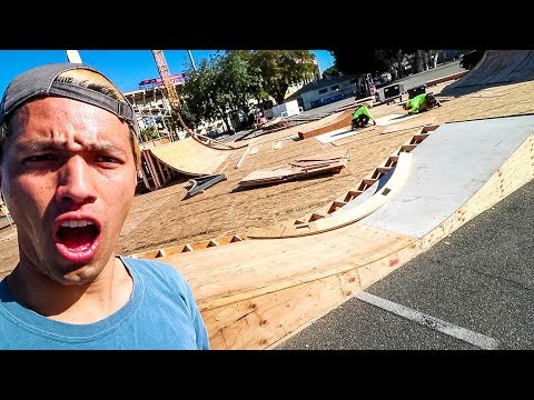 I was NOT supposed to find this SKATEPARK!