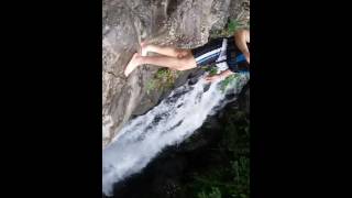 Jumping At Kembar Waterfall....bali Island
