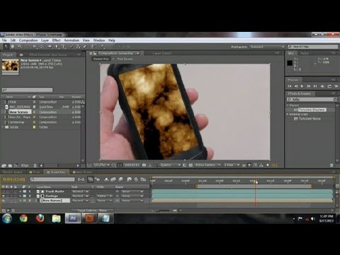 Как сделать хромакей в after effects
