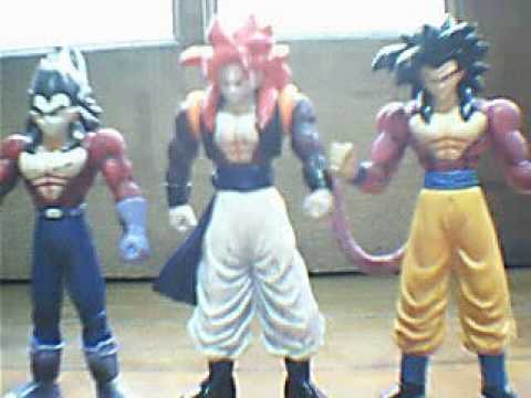 Super Siyan 4 Goku,Vegeta and Gogeta Toy Reviews