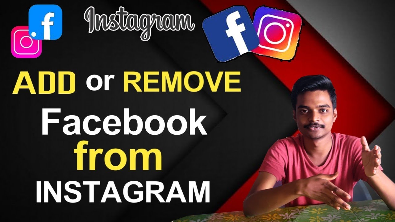 how to remove facebook account from instgram in telugu how to remove facebook account from instgram in telugu