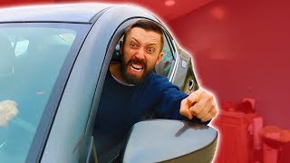 Psycho Kid Crashes Into House
