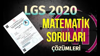 2020 LGS Çıkmış Matematik Soru Çözümleri ve Değerlendirme