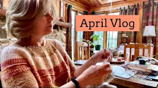 The Autumn Acorn Knits/April Vlog/Knitting and River Walk