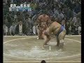 Mainoumi vs. Konishiki : Nagoya 1996 (舞の海 対 小錦)