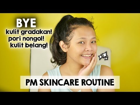 Night Skincare Routine Bye Kulit Gradakan! | RIRIEPRAMS - YouTube