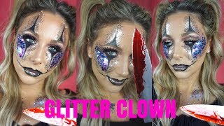 Halloween Tutorial | Glitter Clown Tutorial | Bombshell Tutorials