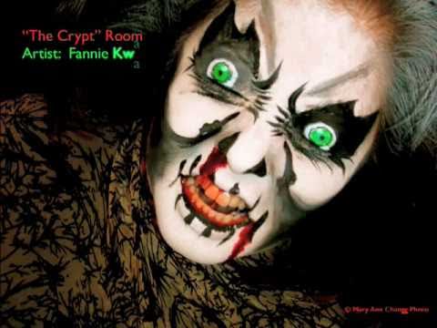 Halloween face Painting clown faces makeup. Halloween face Painting
