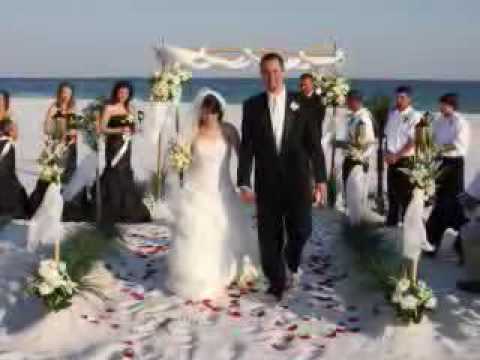 Destin Beach Weddings video in Florida of romantic marriage ceremony and vow