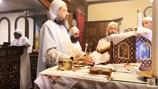 HG Bishop Youssef: Morning Incense & Divine Liturgy @ St Mary & St Moses Abbey, TX ~ 04/05/2020