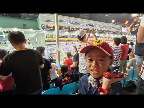 Start of the 2023 Singapore F1 GP - POV from the Pit Grandstand #formula1