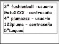 CUENTAS BANEADAS