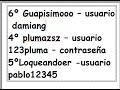 CUENTAS BANEADAS