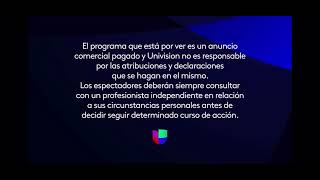 Univision Programa Pagado Introoutro