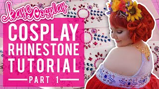 â¨Making a custom design stencil | Cosplay Rhinestone Tutorial - Part 1