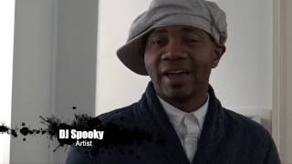 DJ Spooky at SandBox Gallery.
