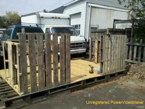 Shed Made From Pallets