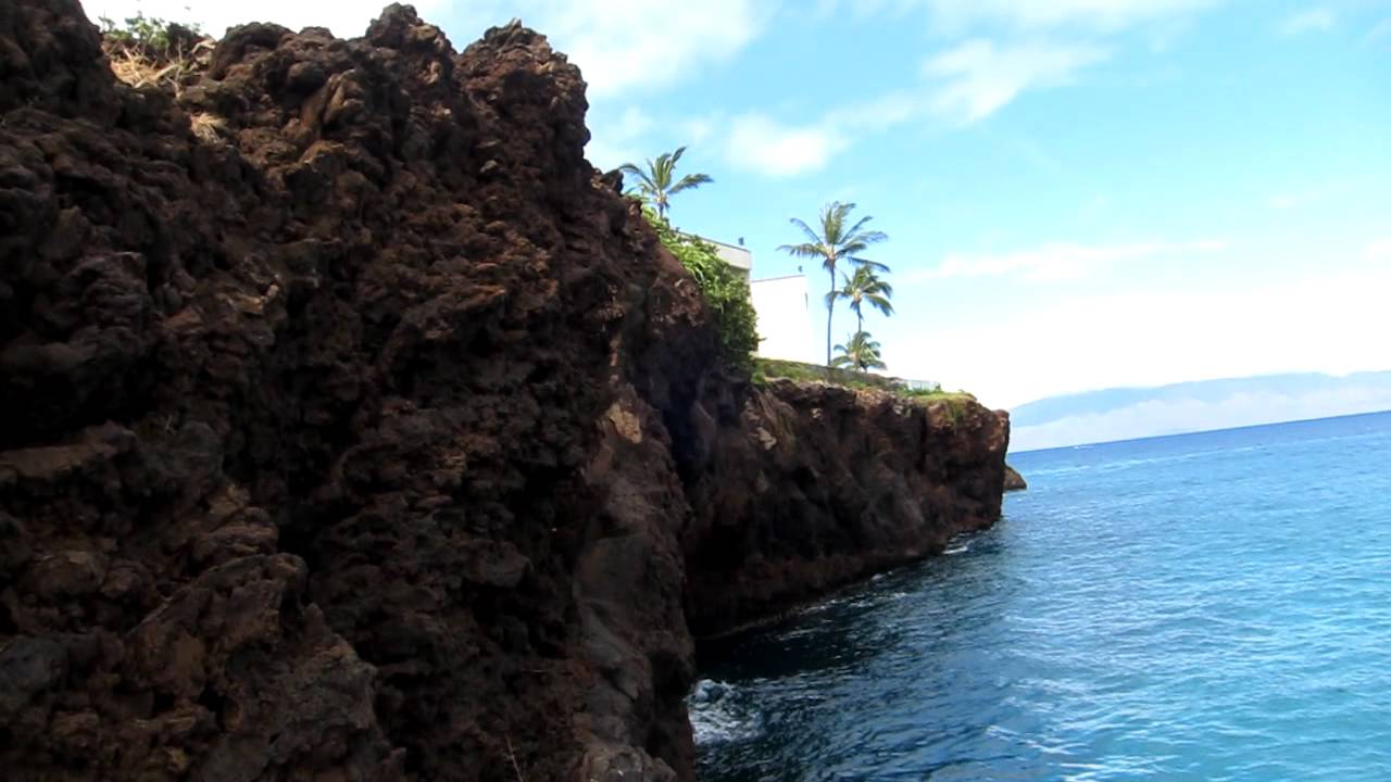 6570 Ft Cliff Jump Maui Hawaii 2 (Black Rock Cliffs) YouTube