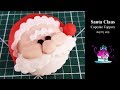 Santa Claus Cupcake Topper Tutorial
