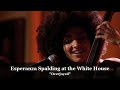 Video Esperanza Spalding at the White House honoring Stevie Wonder