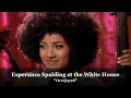 Esperanza Spalding at the White House honoring Stevie Wonder