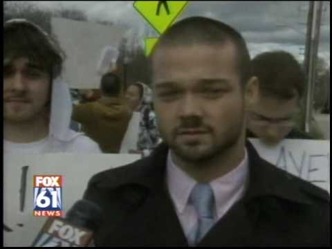 UConn Students Protest Bill Ayers