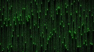 Relaxing Matrix Code Rain - 10 Hours 4K Green Falling Digital Code Background