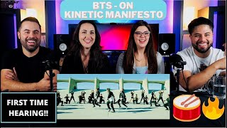 First time ever hearing BTS “ON - Kinetic Manifesto” - Our New Favorite!? | Coup