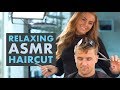 ASMR Super Relaxing Haircut - Professional Scissor Cut
