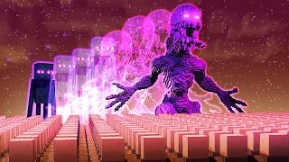 10,000 Villagers Vs Evolving Enderman
