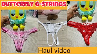 BUTTERFLY G-STRING HAUL// *RED,PINK*