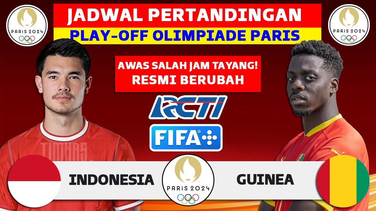 CHANGED! Paris 2024 Olympic Playoff Schedule – Indonesia CHANGED! Paris 2024 Olympic Playoff Schedule – Indonesia