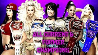 WWE 2K18 ALL CURRENT & FORMER CHAMPIONS (2) RE-UPLOAD