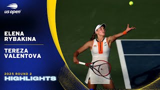 Elena Rybakina Vs. Tereza Valentova Highlights 2025 Us Open Round 2